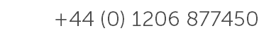+44 (0) 1206 877450
